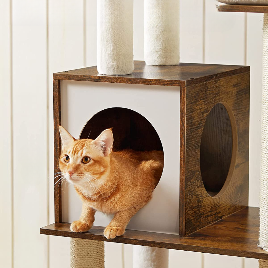 Feandrea Modern Multi-Level Cat Scratcher Tower